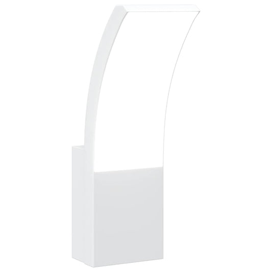 vidaXL Outdoor LED Wall Light White Die-cast Aluminium