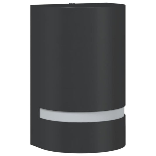 vidaXL Outdoor Wall Light Black Die-cast Aluminium