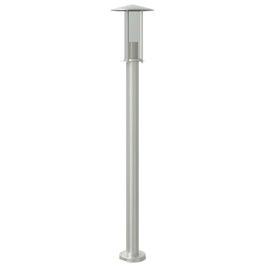 vidaXL Outdoor Floor Lamp Silver 100 cm Stainless Steel