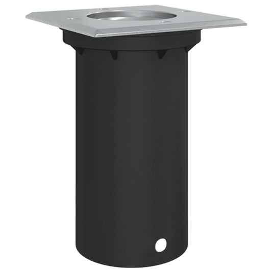vidaXL Outdoor Ground Light Square Black 10,5x10,5cm Die-cast Aluminium