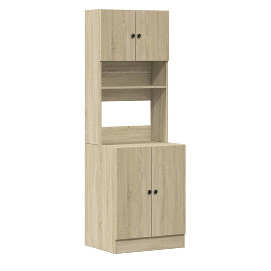 vidaXL Kitchen Cabinet Sonoma Oak 60x50x180 cm Engineered Wood