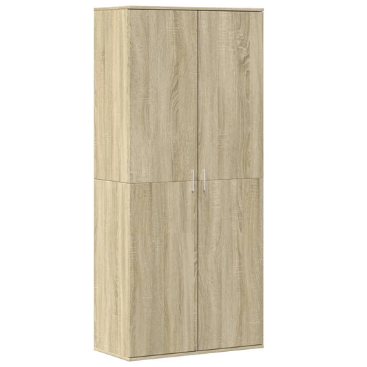 vidaXL Shoe Cabinet Sonoma Oak 80x39x178 cm Engineered Wood