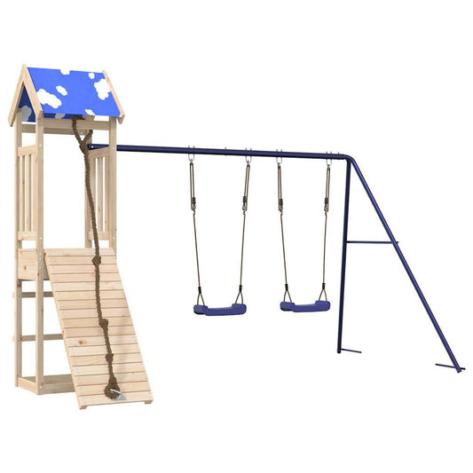 vidaXL Outdoor Playset Solid Wood Pine