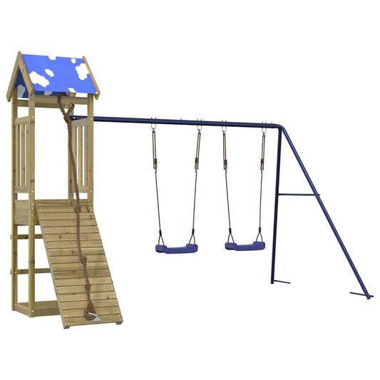 vidaXL Outdoor Playset Impregnated Wood Pine