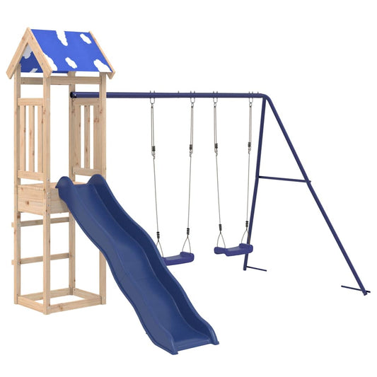 vidaXL Outdoor Playset Solid Wood Pine