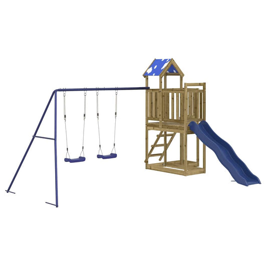 vidaXL Outdoor Playset Impregnated Wood Pine