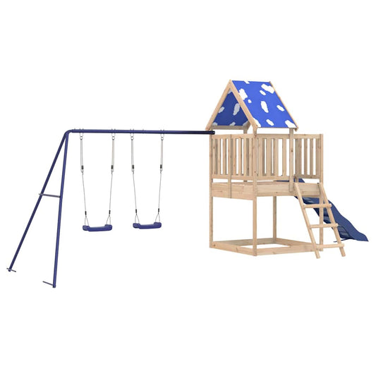 vidaXL Outdoor Playset Solid Wood Pine