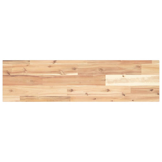 vidaXL Floating Shelf 100x20x2 cm Untreated Solid Wood Acacia