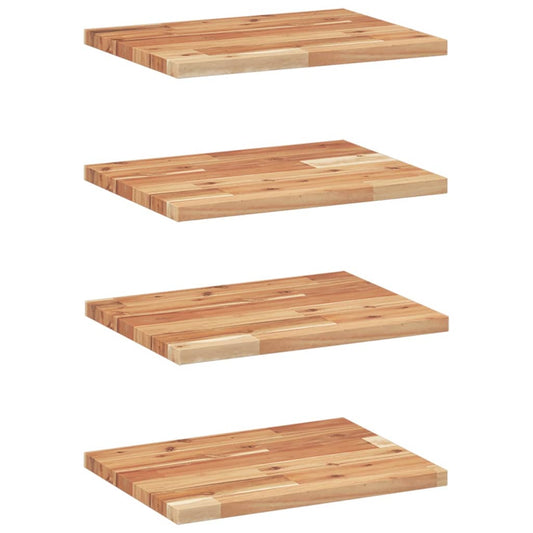 vidaXL Floating Shelves 4 pcs 40x30x2cm Oil Finished Solid Wood Acacia