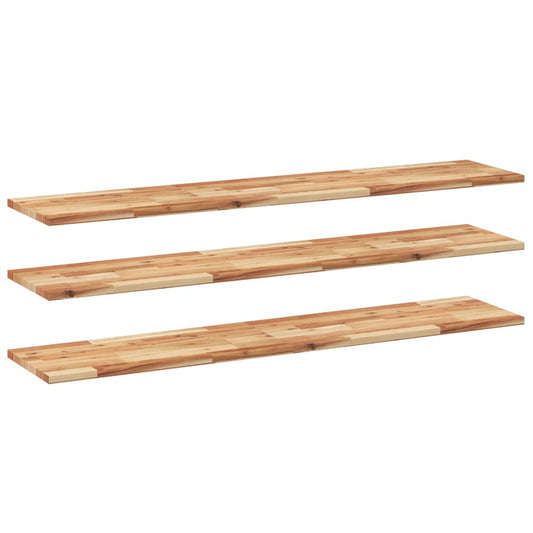 vidaXL Floating Shelves 3 pcs 140x30x2 cm Oil Finished