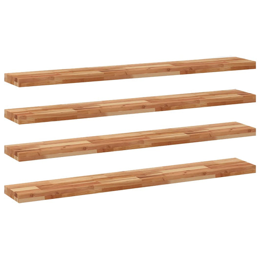 vidaXL Floating Shelves 4 pcs 160x20x4 cm Oil Finished