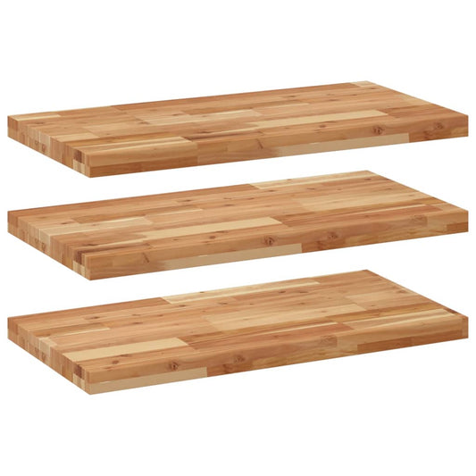 vidaXL Floating Shelves 3 pcs 100x40x4 cm Oil Finished