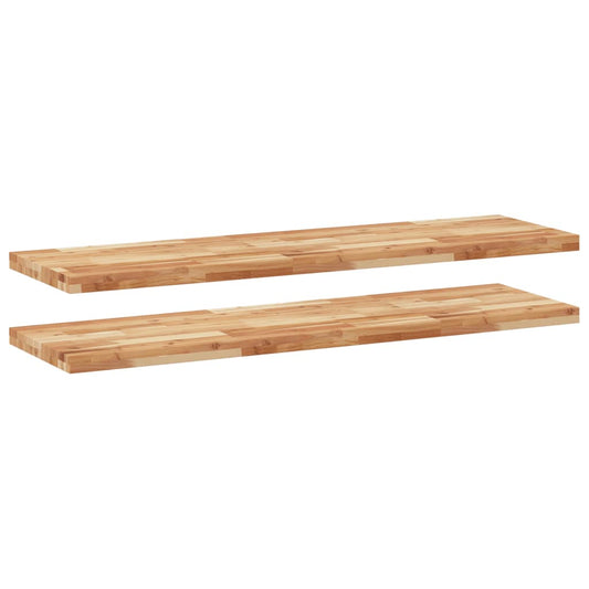 vidaXL Floating Shelves 2 pcs 120x40x4 cm Oil Finished