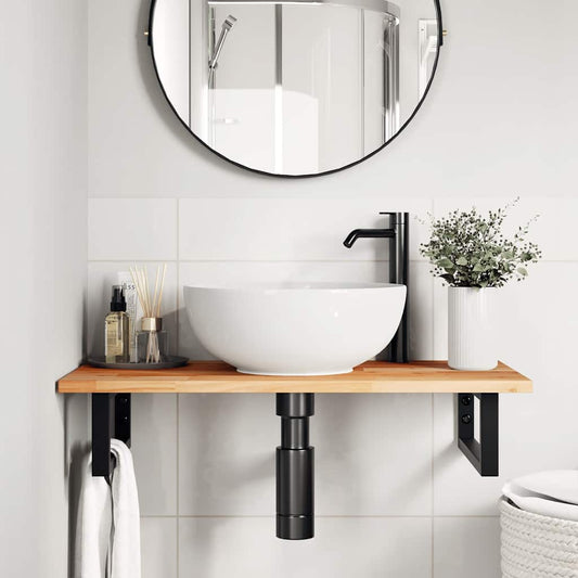 vidaXL Bathroom Vanity Top Oil Finished 100x40x2 cm Solid Wood Acacia