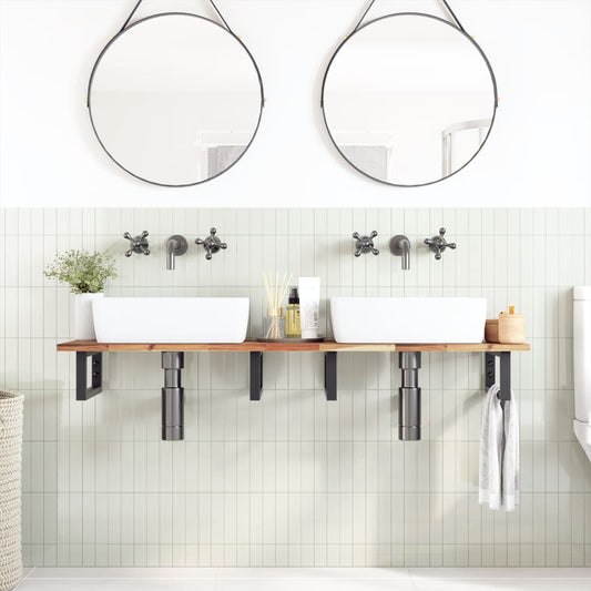 vidaXL Bathroom Vanity Top Oil Finished 120x40x2 cm Solid Wood Acacia