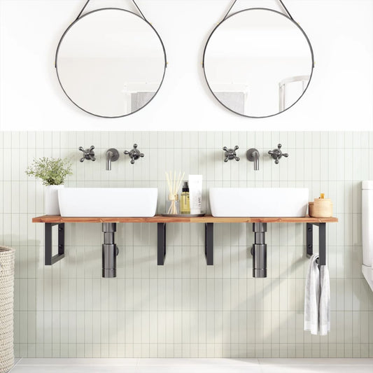 vidaXL Bathroom Vanity Top Oil Finished 120x50x2 cm Solid Wood Acacia