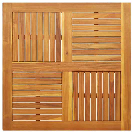 vidaXL Table Top 90x90x2.2 cm Square Solid Wood Acacia