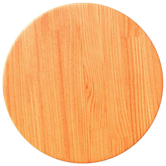 vidaXL Table Top Round Wax Brown Ø30x2,5 cm Solid Wood Pine