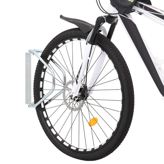 vidaXL Bicycle Stand Wall Mounted 2 pcs Galvanised Steel