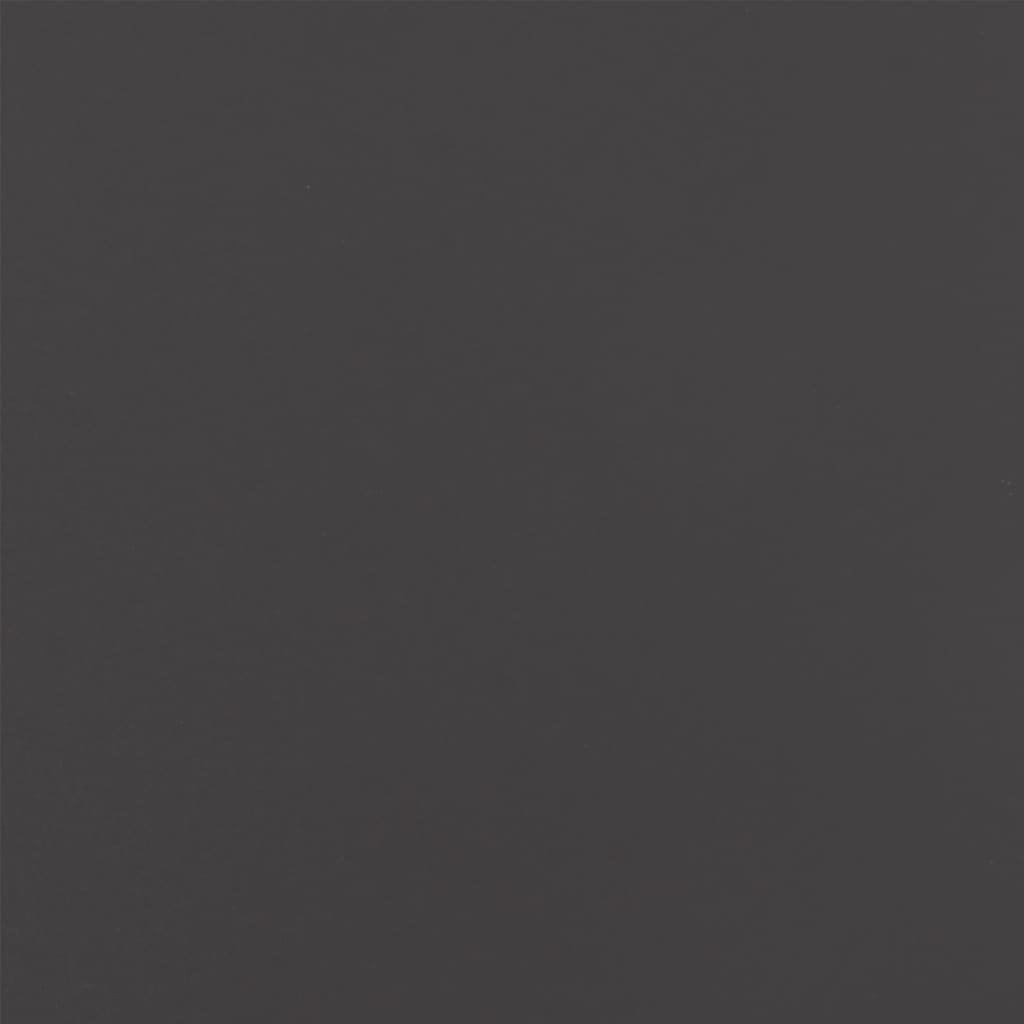 vidaXL Bedside Cabinet Black 36x39x60.5 cm Steel