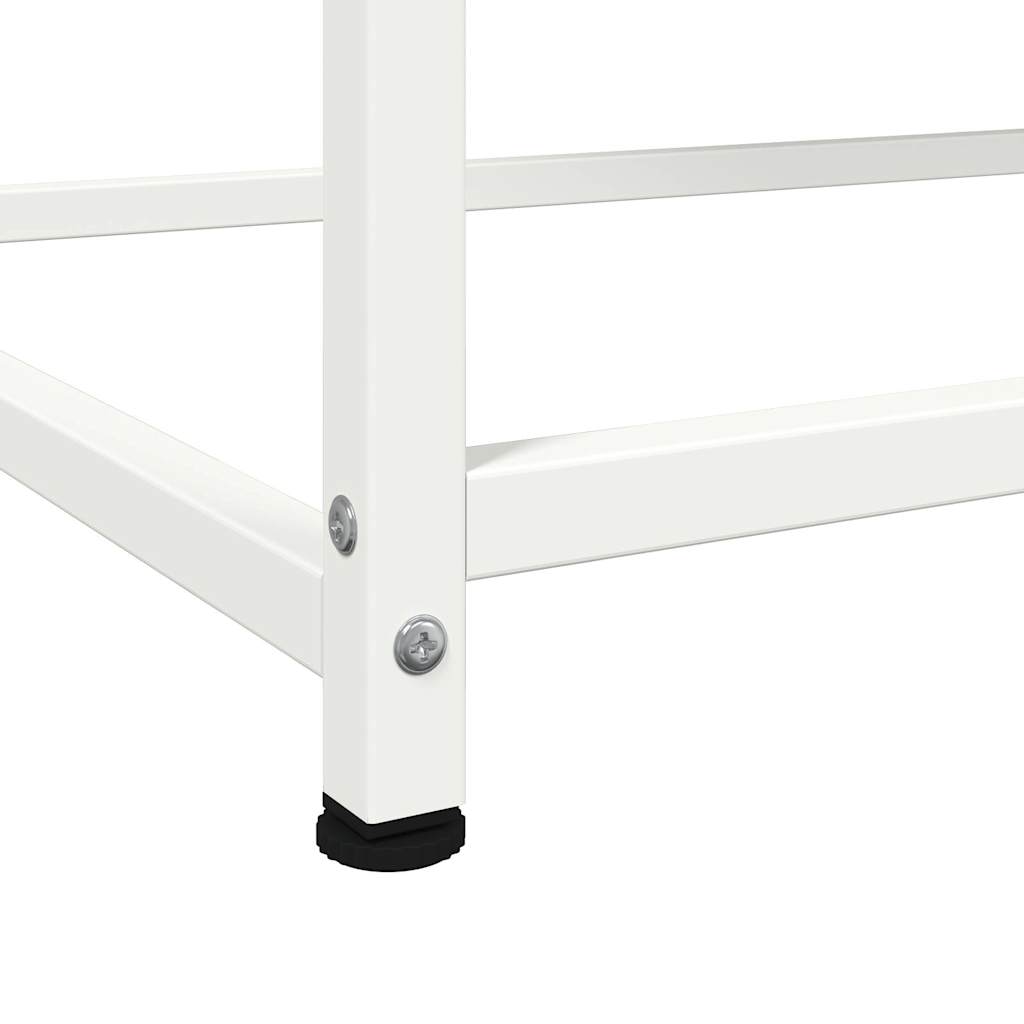 vidaXL Highboard White 100.5x39x107 cm Steel