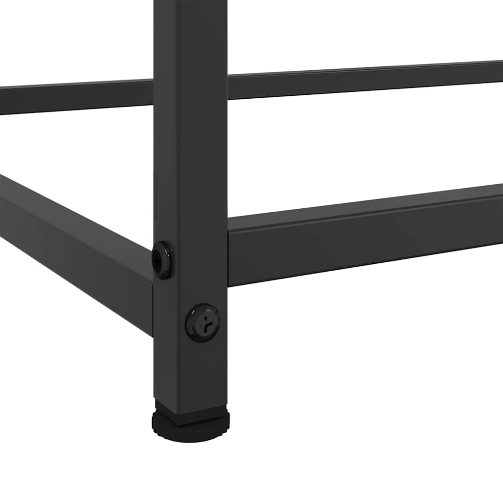 vidaXL Sideboard | Black | Cold-rolled steel | Standard | Sideboard