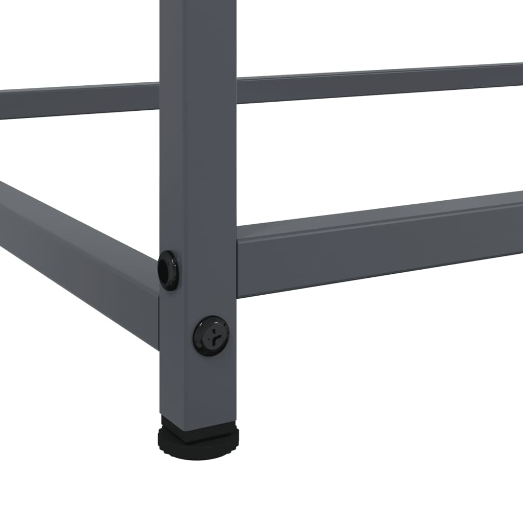 vidaXL Sideboard Anthracite 100.5x39x107 cm Steel