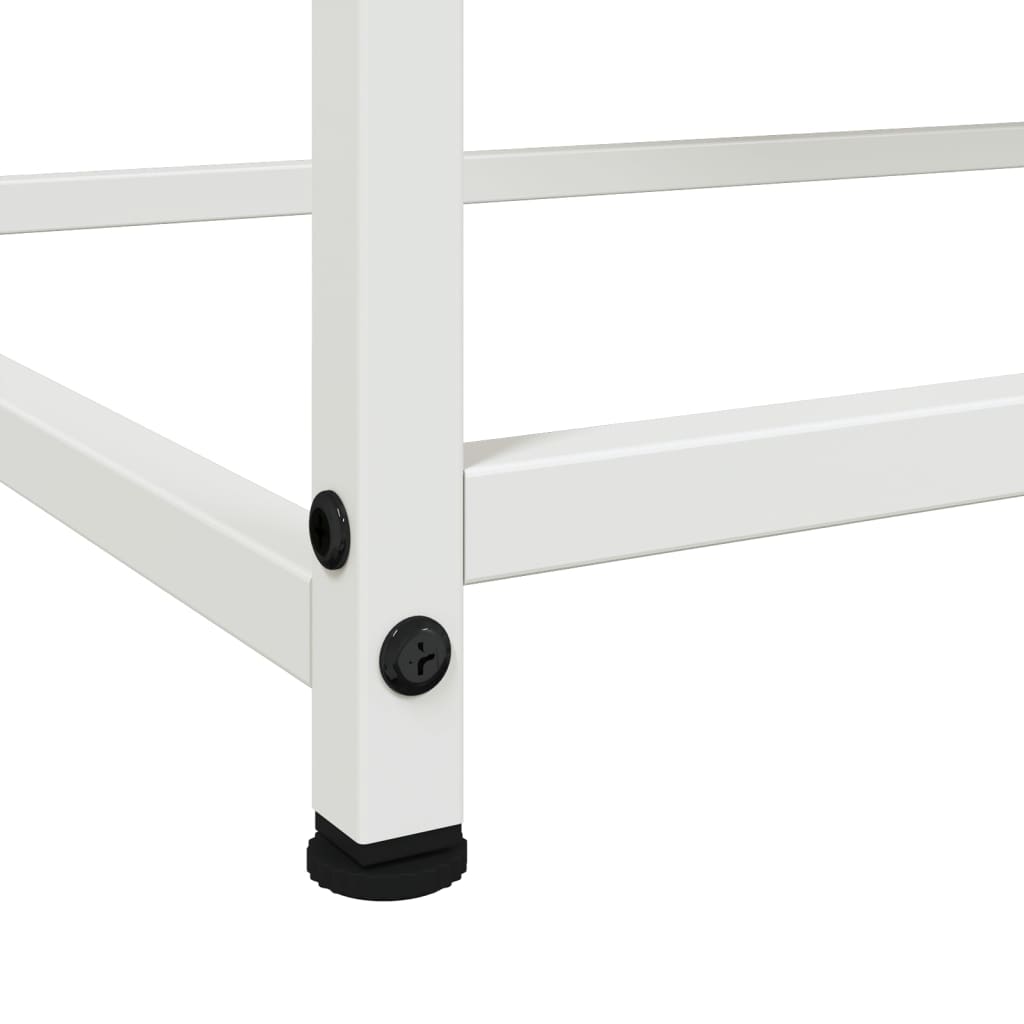 vidaXL Sideboard White 100.5x39x107 cm Steel