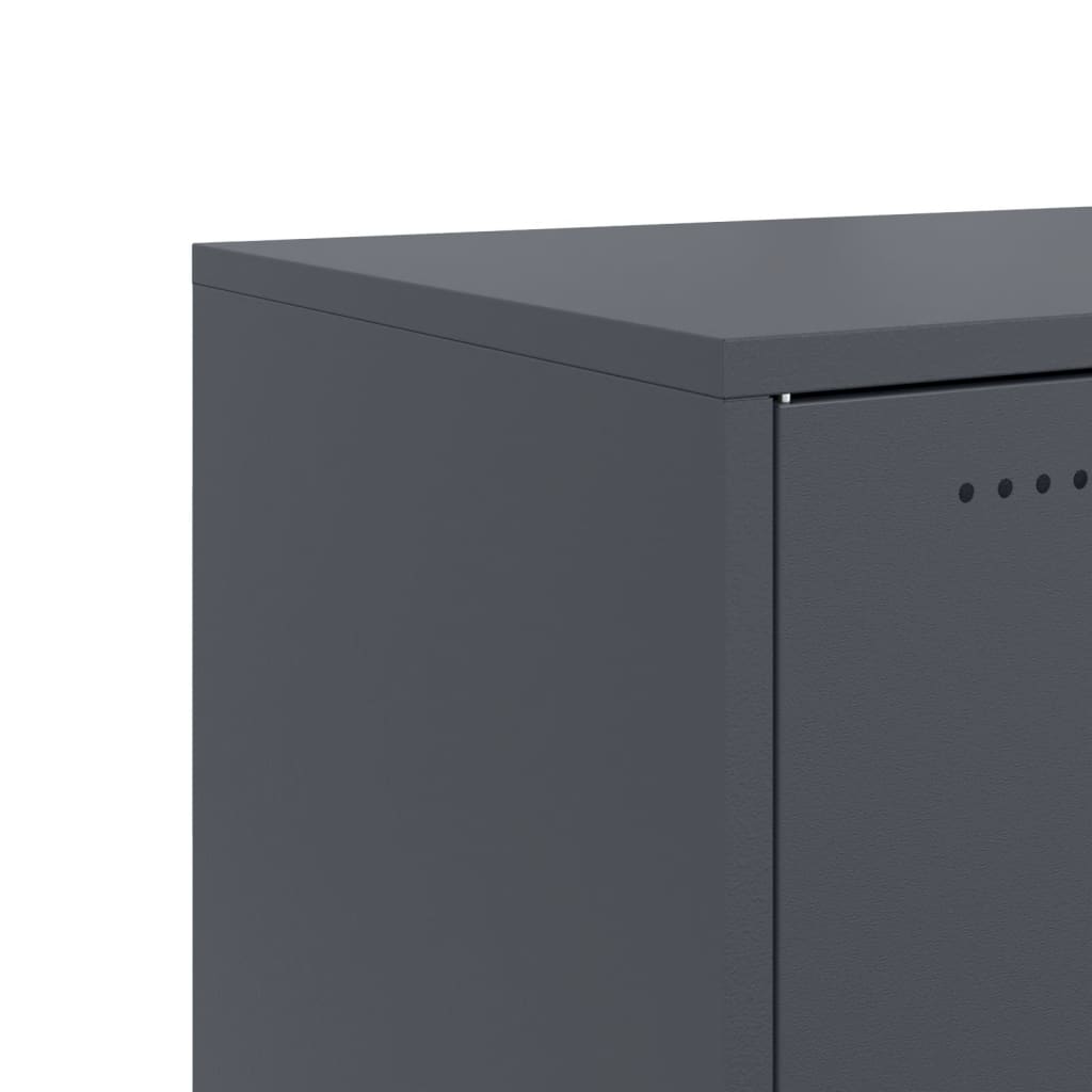 vidaXL Sideboard Anthracite 100.5x39x72 cm Steel