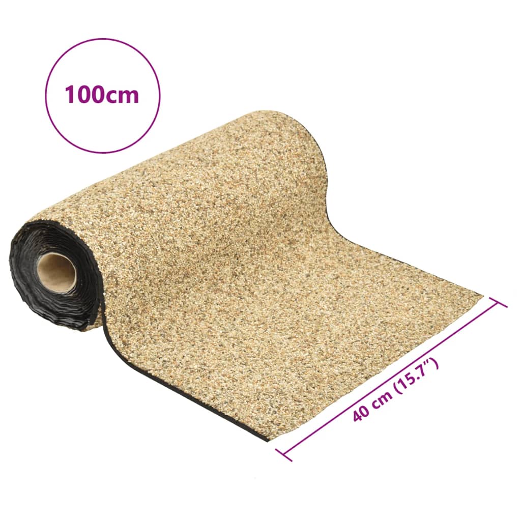 vidaXL Stone Liner Natural Sand 100x40 cm