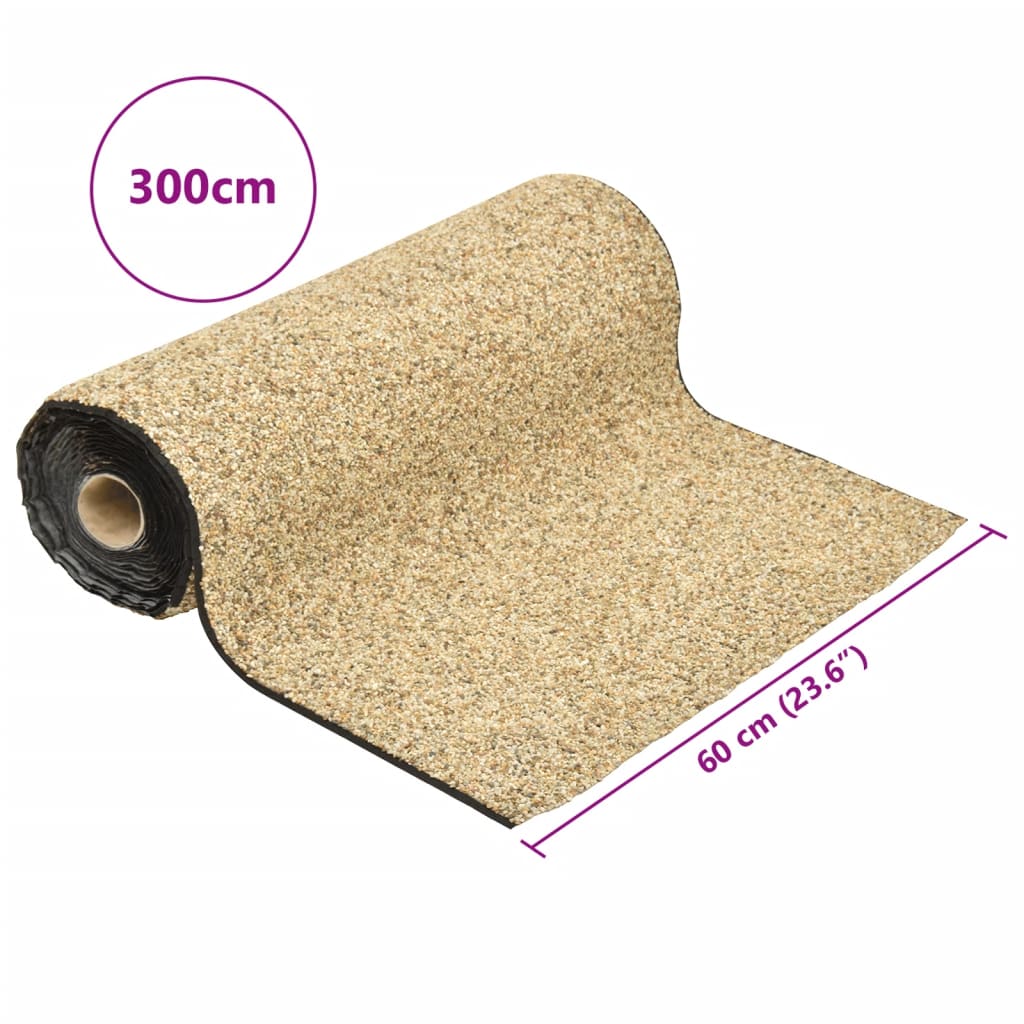 vidaXL Stone Liner Natural Sand 300x60 cm