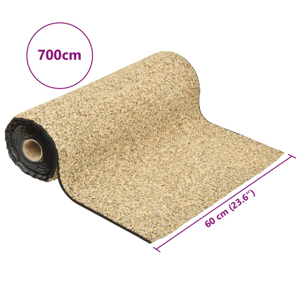 vidaXL Stone Liner Natural Sand 700x60 cm