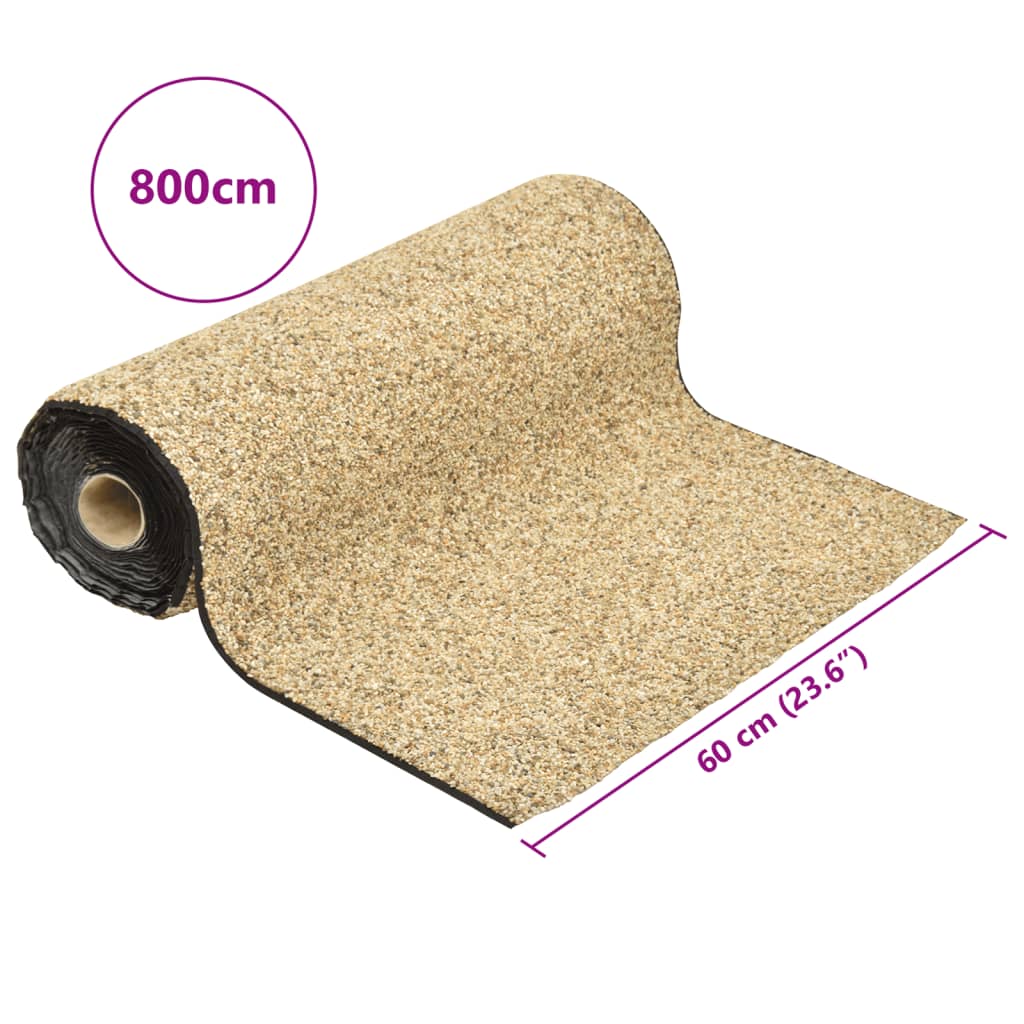 vidaXL Stone Liner Natural Sand 800x60 cm