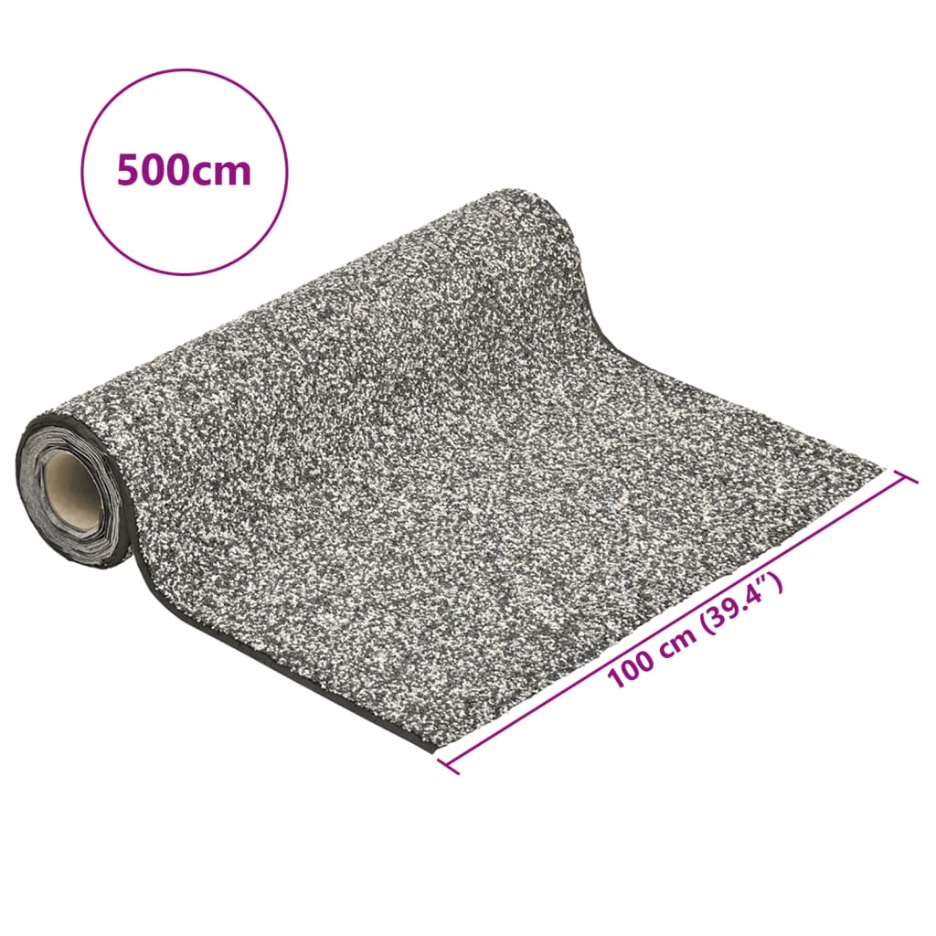vidaXL Stone Liner Grey 500x100 cm