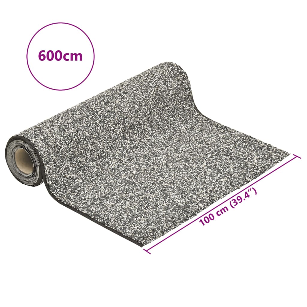 vidaXL Stone Liner Grey 600x100 cm