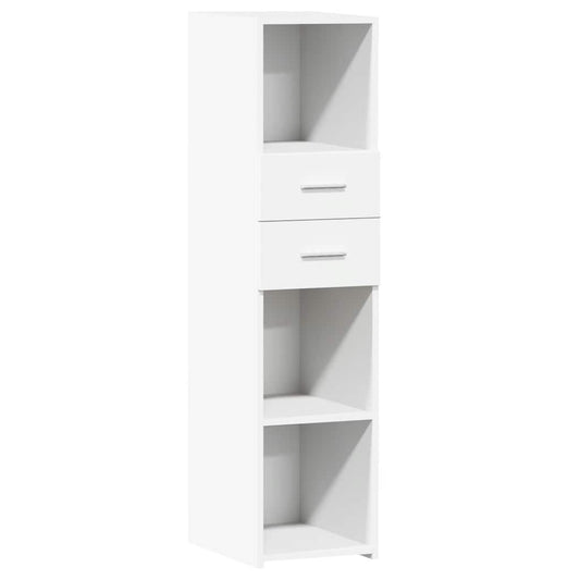 vidaXL Highboard White 30x42,5x124 cm Engineered Wood