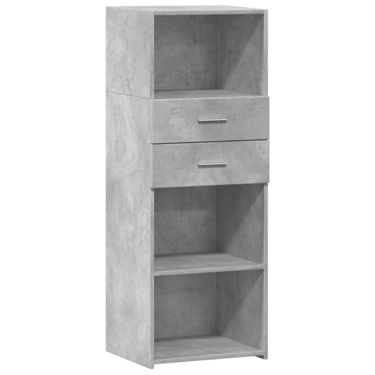 vidaXL Highboard Concrete Grey 45x42,5x124 cm Engineered Wood