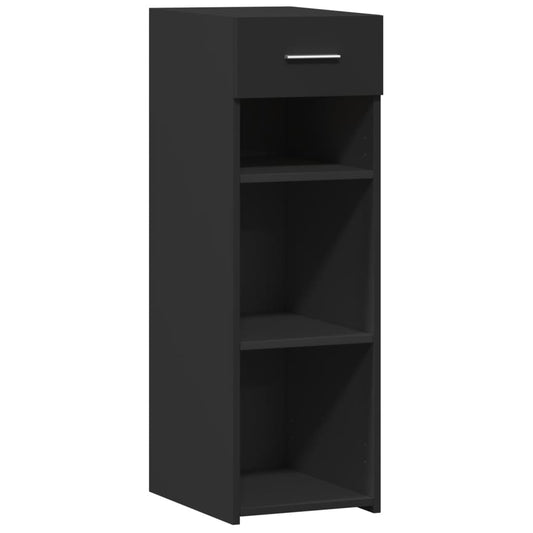 vidaXL Sideboard Black 30x42.5x93 cm Engineered Wood