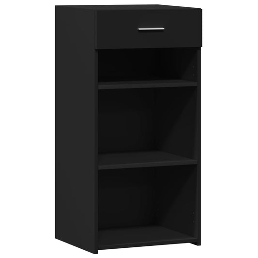vidaXL Sideboard Black 45x42,5x93 cm Engineered Wood