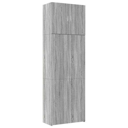 vidaXL Highboard Grey Sonoma 80x42.5x249 cm Engineered Wood