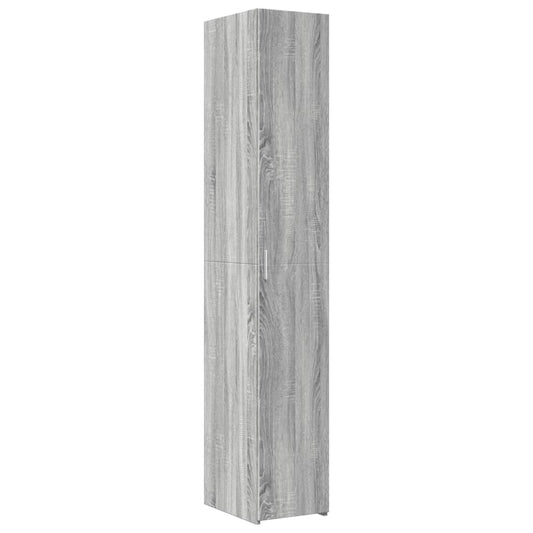 vidaXL Highboard Grey Sonoma 30x42,5x185 cm Engineered Wood