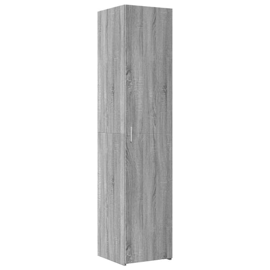 vidaXL Highboard Grey Sonoma 40x42,5x185 cm Engineered Wood