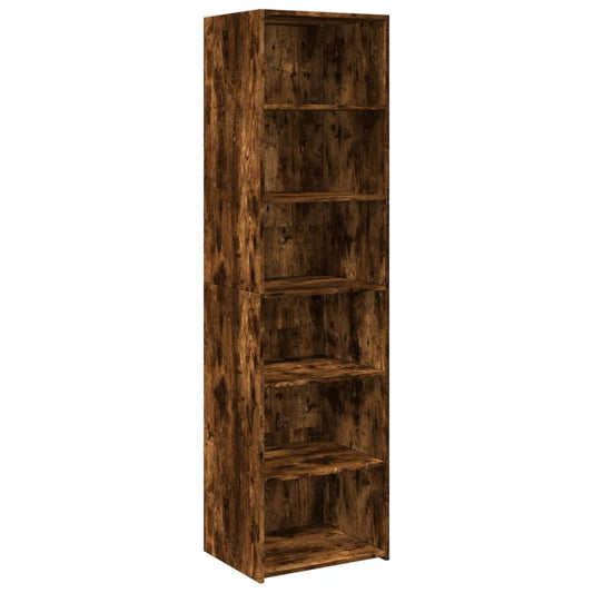 vidaXL Highboard Smoked Oak 50x41x185 cm Engineered Wood