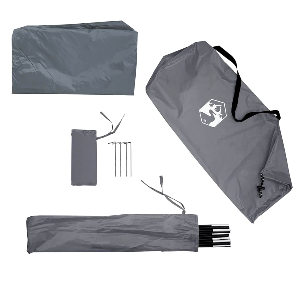 vidaXL Shower Tent Grey Waterproof