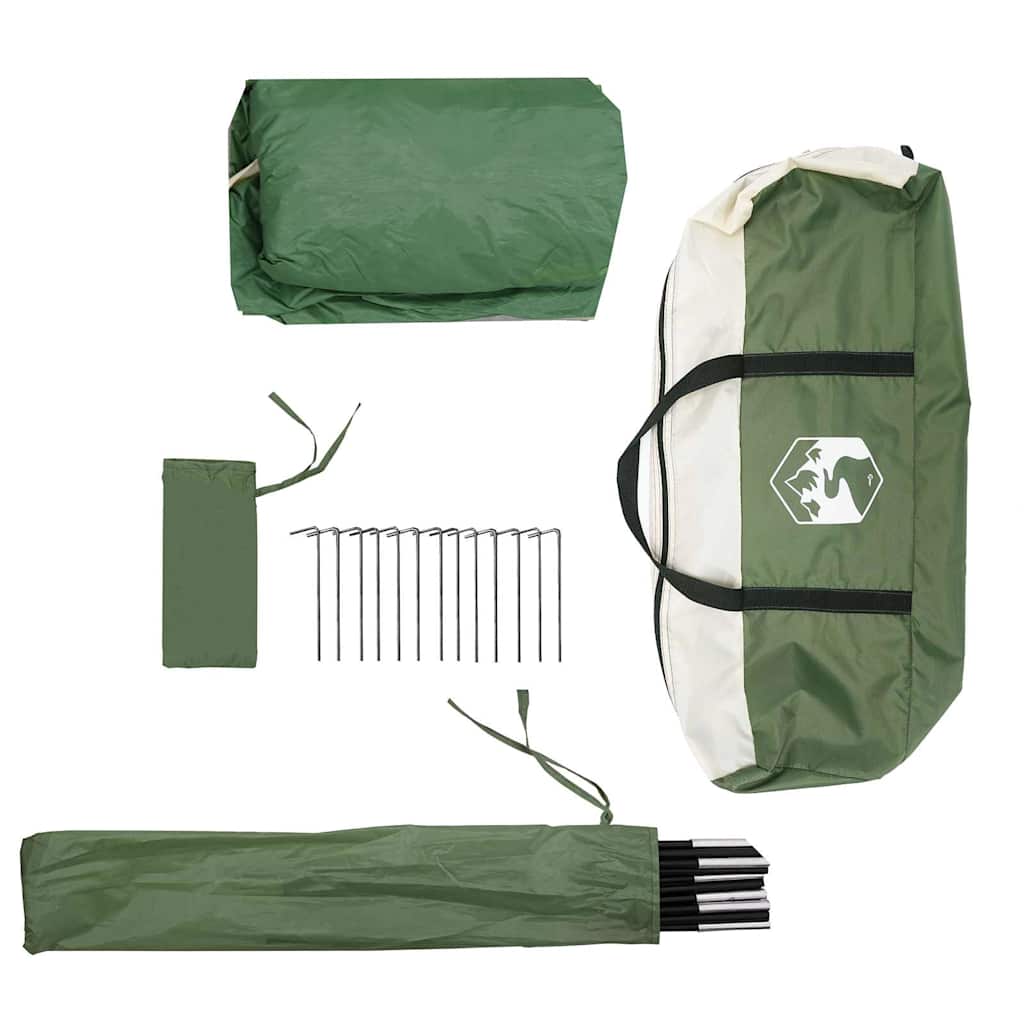 vidaXL Car Tent 2-Person Green Waterproof