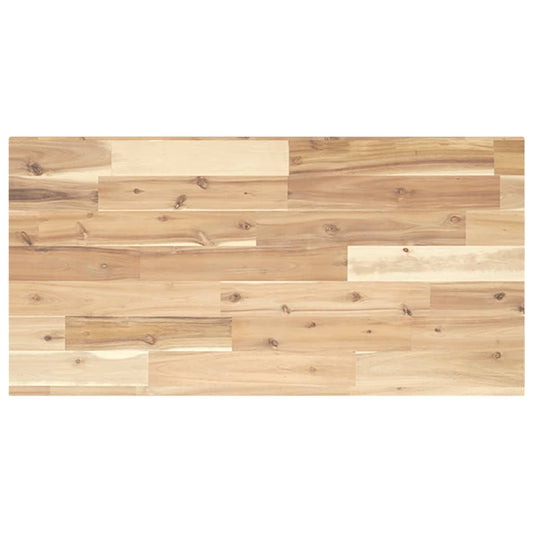 vidaXL Table Top 80x40x2 cm Rectangular Solid Wood Acacia