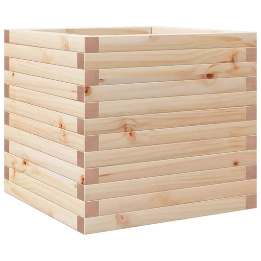 vidaXL Garden Planter 50x50x46 cm Solid Wood Pine