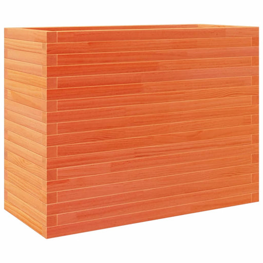 vidaXL Garden Planter Wax Brown 90x40x68.5 cm Solid Wood Pine