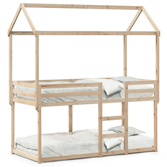 vidaXL Bunk Bed without Mattress 80x200 cm Solid Wood Pine