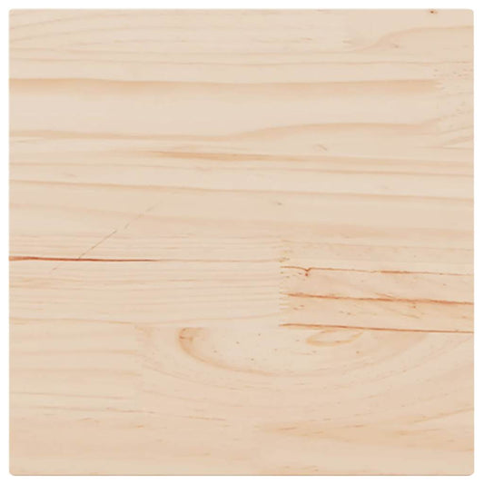 vidaXL Table Top 50x50x1,7 cm Square Solid Wood Pine
